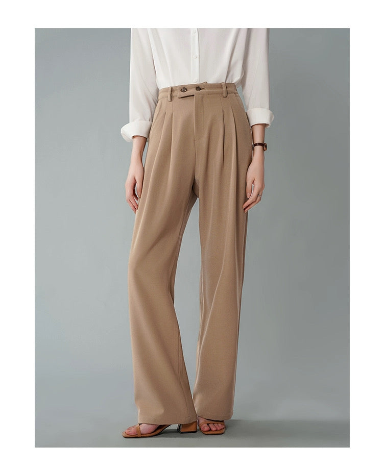 Y-BROWN.The Tailored Power Trousers