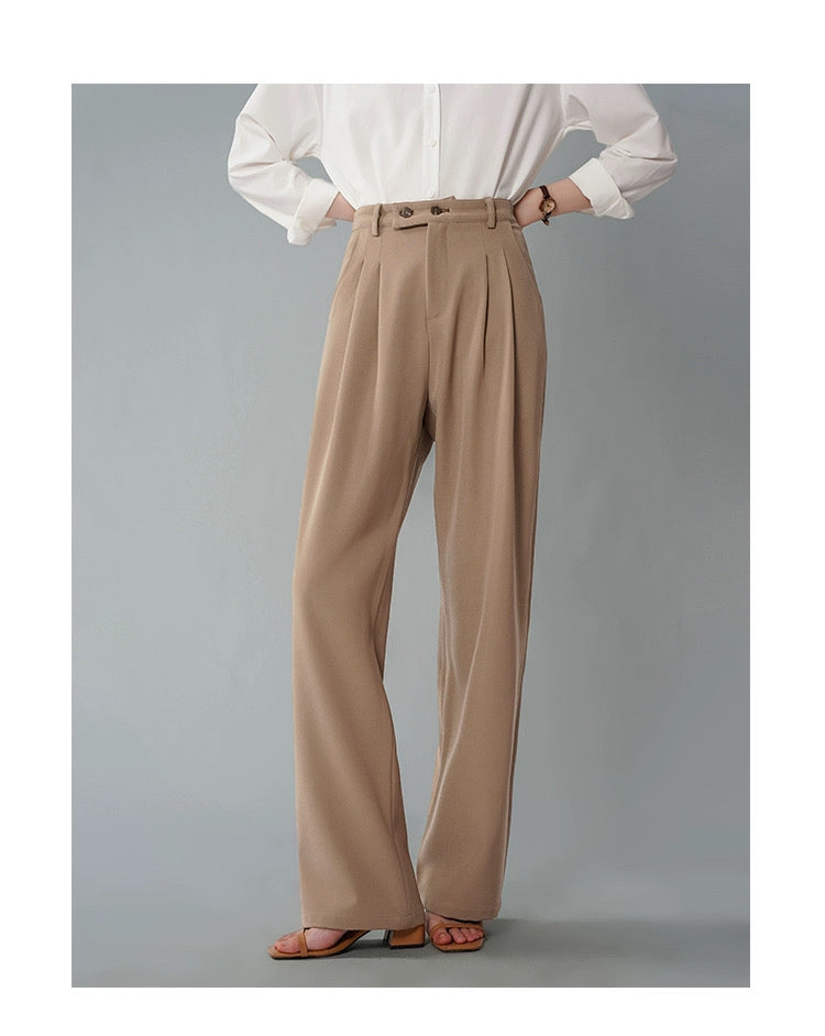 Y-BROWN.The Tailored Power Trousers