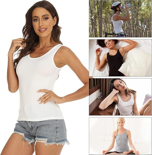 Basic Tank Tops for Women Undershirt Tank Top